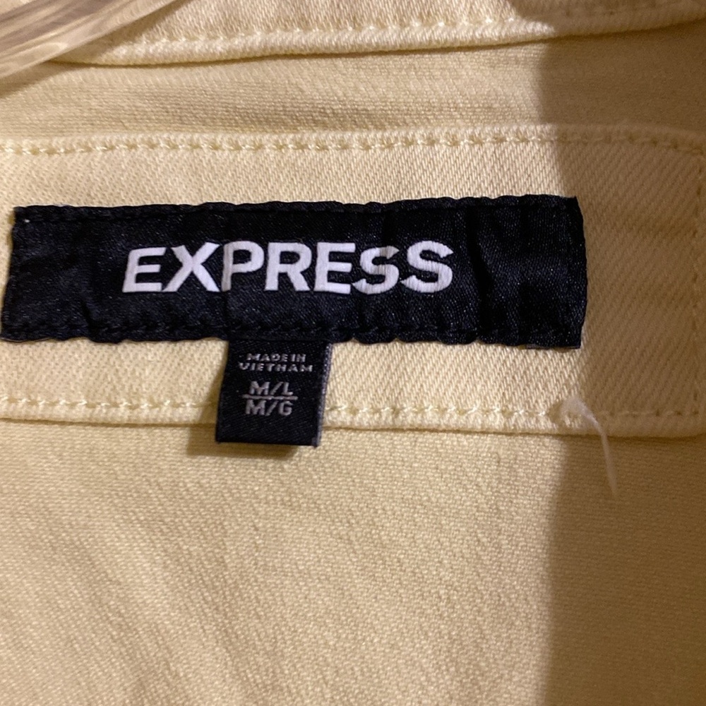 Express Distressed Jean Jacket. Euc. - image 2
